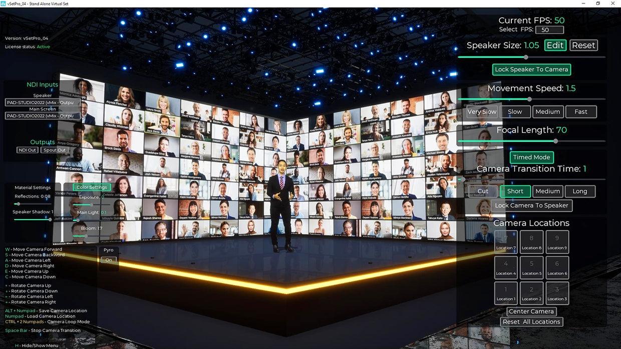 3D Virtual Set 04 - iSet3D - Virtual Set Software