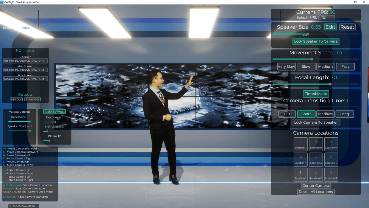 3D Virtual Set 05 - iSet3D - Virtual Set Software