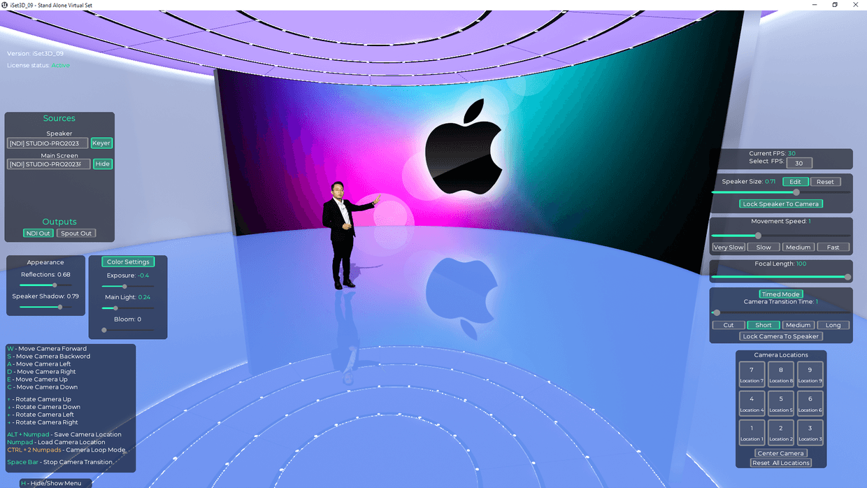Virtual Nde Software Realtime 3D Virtual Studio Set Software 09 | vMix | OBS | NDI – iSet3D ...