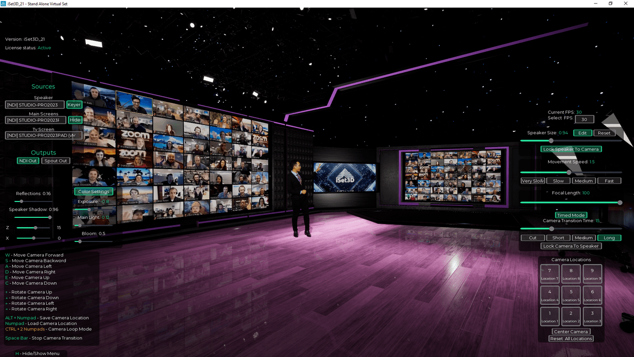 Virtual Nde Software Realtime 3D Virtual Studio Set Software 21 | vMix | OBS | NDI – iSet3D ...