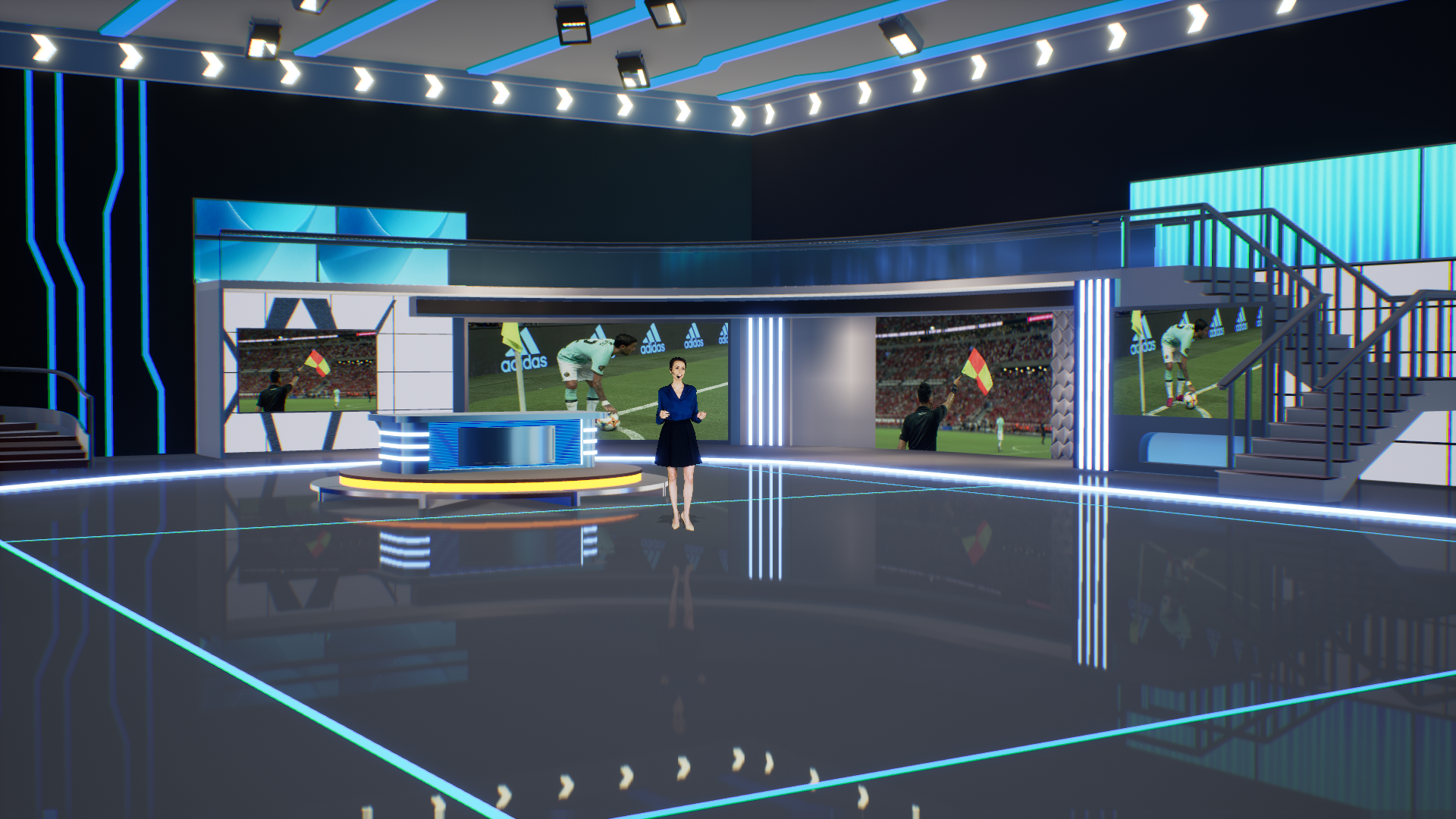 Virtual Sets Realtime 3D Virtual Studio Set Software 41 | vMix | OBS | NDI – iSet3D ...